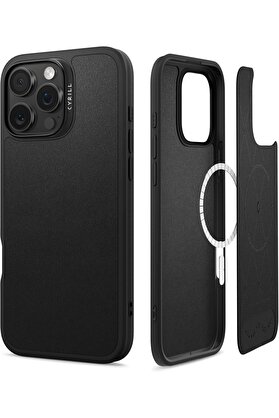 STOREMAX lvnshop Ciel by 16 Pro Max Kılıf Kajuk Mag Hava Kanalı Teknolojisi™ Askeri Sınıf Koruma Vegan Deri K