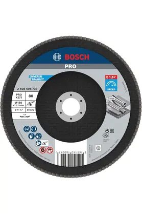 STOREMAX GÇAVM Professional Yelpaze taşlama diski (açılı taşlama makinesi için farklı malzemeler, Ø