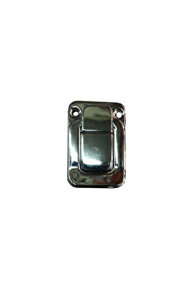 evimdeyokyok Yaylı Bavul Kilidi - 32x48mm, Nikel, 100 Adet