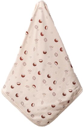 STOREMAX snShop BUBBLES %100 PAMUK BASKILI, ÇİFT KATLI BEBEK BATTANİYESİ (COCONUT) 467437