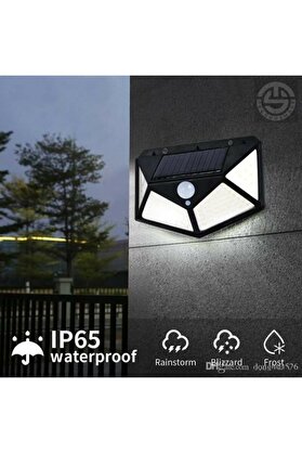 Ethab Ticaret Glbl-Tstil4136 Solar Bahçe Aydınlatma Lambası 100 Led
