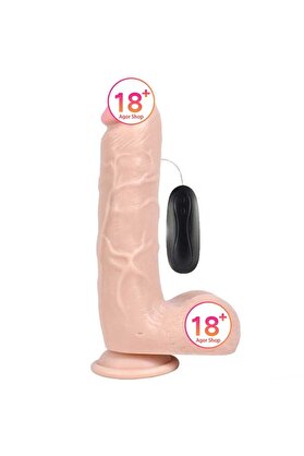 Meyrabest Adam 21 Cm 20 Modlu Ti̇treşi̇mli̇ Reali̇sti̇k Peni̇s Di̇ldo