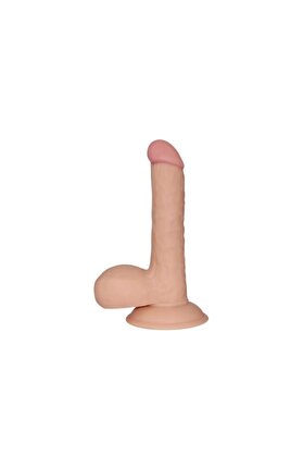 Meyrabest Gerçekçi̇ Ten Hi̇ssi̇yati̇ne Sahi̇p Güçlü Vantuz Ve Kemer Ile Uyumlu 18 Cm Reali̇sti̇k Peni̇s