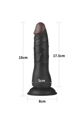 Meyrabest Kemerli̇ Testi̇ssi̇z 19 Cm Si̇yah Belden Bağlamalı Reali̇sti̇k Peni̇s