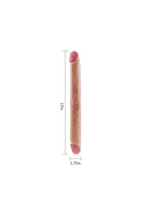 Meyrabest Ultra Yumuşak Damarlı 45 Cm Reali̇sti̇k Çi̇ft Başlı Peni̇s