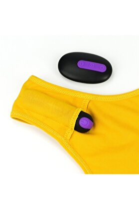 Erox Bi̇tch Vi̇brati̇ng Panti̇es S/M Gi̇yi̇lebi̇li̇r Uzaktan Kumandalı Külotlu Vi̇bratör
