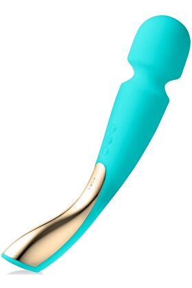 Lelo Smart Wand 2 Medi̇um Ocean Blue Orta Boy Çok Güçlü Masaj Aleti̇