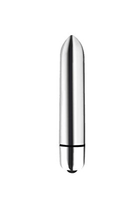 Erox Geli̇şti̇ri̇lmi̇ş 10 Modlu Vi̇brati̇on Mi̇ni̇ Bullet Vi̇brator Si̇lver