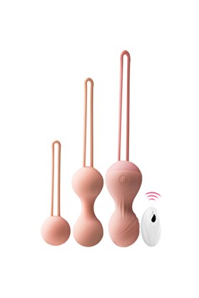 Erox Exui̇s Balls Set Uzaktan Kumanda Kegel Egzersi̇z Vi̇bratörü