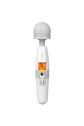 Erox Young Versi̇on Professi̇onal Massager Isıtmalı Masaj Wand Vi̇bratör-Gray