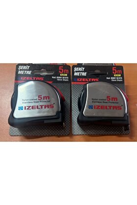 İzeltaş Krom Şerit Metre 5 Mt