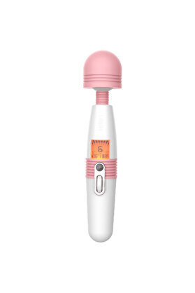 Erox Oung Versi̇on Professi̇onal Massager Isıtmalı Masaj Wand Vi̇bratör-Pi̇nk