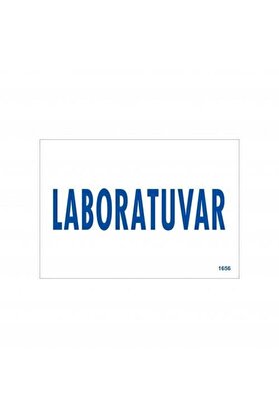 Ethab Ti̇caret Laboratuvar Uyarı Levhası 17,5X25 Kod1656