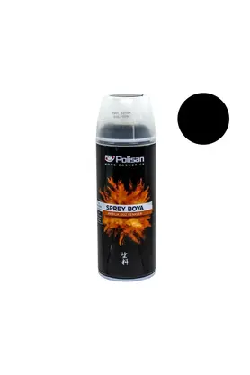 Polisan Mat Siyah Sprey Boya 400 ml - Ral 9004