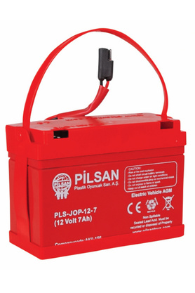 PİLSAN 12 Volt 7 AH Kısa Kablo AKÜ Seti