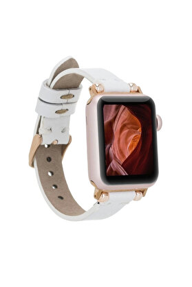 gizmurstore Apple Watch Uyumlu Deri Kordon 38-40-41mm Ferro F3
