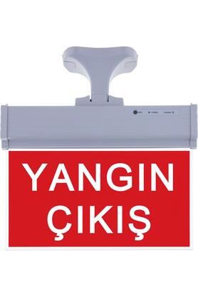 evimdeyokyok SG076 Çift Yönlü Acil Yönlendirme Armatürü (Askı Aparatlı) Yangın Çıkış