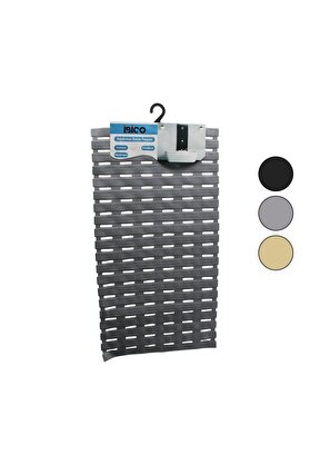 Go İthalat Di̇kdörtgen-Eko Pvc Vantuz-Renkli̇ Kaydırmaz Banyo - Küvet Paspas37X68Cm (4457)