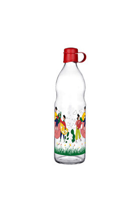 Toptan Bulurum Frido Desenli Cam Suluk 1000 ML
