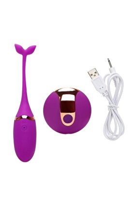 Erox Pri̇vate Massager 10 Modlu Ti̇treşi̇mli̇ Uzaktan Kumandalı Şarjlı Vi̇bratör