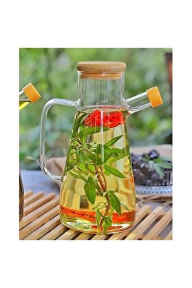 Ethab Ticaret Glbl-Tstil4136 Borosilikat Cam 900 Ml. Yağdanlık