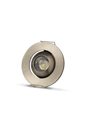 SepetBudur Noas Yl94 0101 Satin Kasa 1W Led Spot 6500K Beyaz Işık