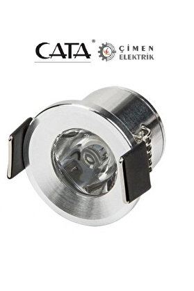 gizmurstore CATA CT 5270 1,5 W Yıldız Led Spot Satin Kasa 6400K Beyaz Işık