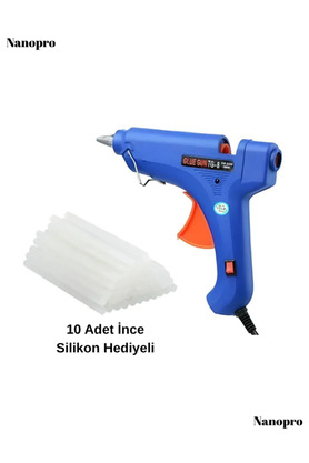Genel Markalar 20w Sıcak Silikon Tabancası 10 Adet Ince Mum Hediye