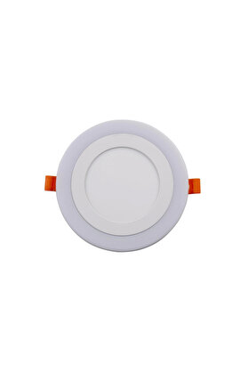 gizmurstore NOAS YL11 0600 Sıva Altı 6+3W 3 Fonksiyonlu Yuvarlak Led Spot 6500K Beyaz+Mavi