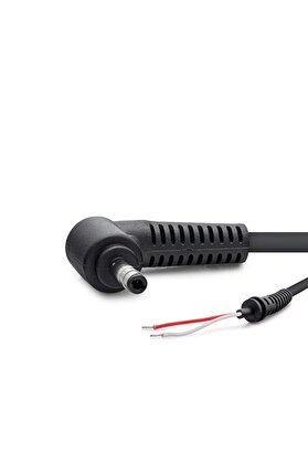 Evi̇mdeyokyok Laptop Adaptör Dc Jack Kablosu 4.0X1.7 Mm L Ti̇p 1.2 M 90W Si̇yah Hdx5512