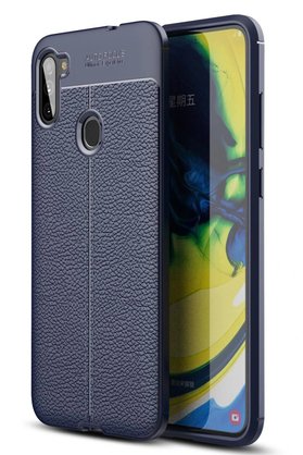 CepteToptan Samsung Galaxy A11 Kılıf Auto Focus Kapak - Lacivert - DROPX4512-1068