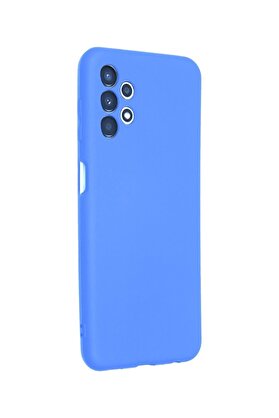 CepteToptan Samsung Galaxy A13 4G Kılıf First Silikon - Mavi - DROPX4097-5249