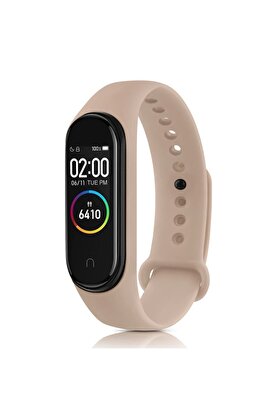 CepteToptan Xiaomi Mi Band 6 Klasik Kordon - Pudra - DROPX4614-4638