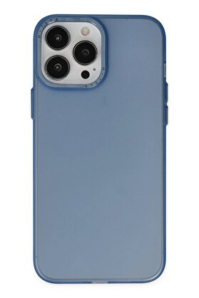 CepteToptan iPhone 13 Pro Max Kılıf Modos Metal Kapak - Lacivert - DROPX8192-6933