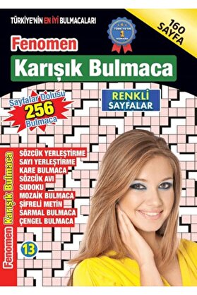 Ti̇maş Yayınları Fenomen Karışık Bulmaca 13