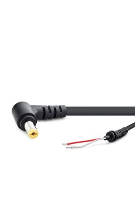 Evi̇mdeyokyok Notebook Adaptör Kablosu 5.5*1.7 L Ti̇p Acer 30W-90W 1.2M Si̇yah Hdx5511