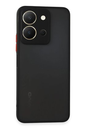 CepteToptan Vivo Y36 Kılıf Montreal Silikon Kapak - Siyah - DROPX3300-2075
