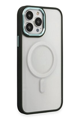 CepteToptan iPhone 15 Pro Max Kılıf Room Magneticsafe Silikon - Köknar Yeşili - DROPX8124-1456