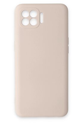 CepteToptan Oppo Reno 4 Lite Kılıf Nano içi Kadife Silikon - Pudra - DROPX3592-3201