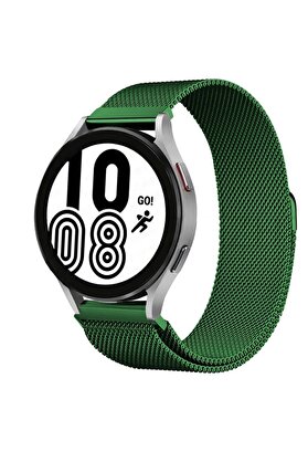 CepteToptan Watch 20mm Metal Mıknatıslı Kordon - Haki Yeşil - DROPX6578-2274