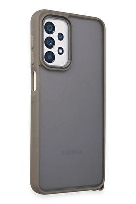 CepteToptan Samsung Galaxy A23 4G Kılıf Elegant Kapak - Titan Gri - DROPX3475-5426