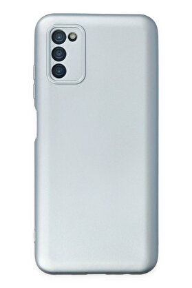 CepteToptan Samsung Galaxy A03S Kılıf Nano içi Kadife Silikon - Sky Blue - DROPX7276-8728