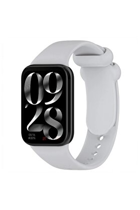 CepteToptan Xiaomi Smart Band 8 Pro Klasik Kordon - Açık Gri - 18272-4351