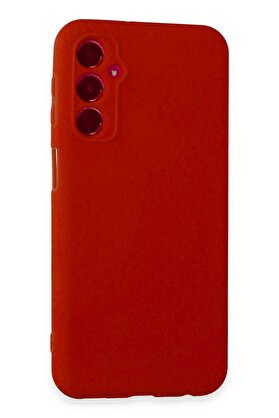 CepteToptan Samsung Galaxy M34 5G Kılıf First Silikon - Kırmızı - DROPX5118-4823