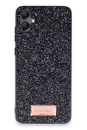 ONEGIF Samsung Galaxy A05 Bright Simli Kapak - Siyah