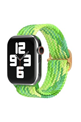 CepteToptan Apple Watch 38mm Star Kordon - Turkuaz-Yeşil - DROPX5004-7614