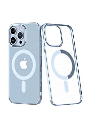 CepteToptan iPhone 14 Pro Max Kılıf Element Magneticsafe Sert Kapak - Sierra Blue - DROPX8908-8142