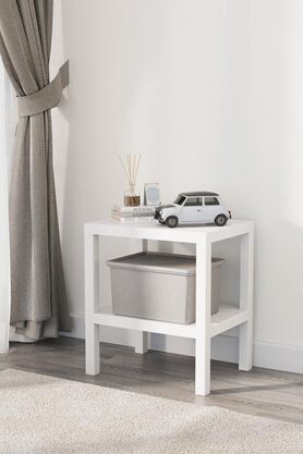 STOREMAX snShop Life 2 Katlı Plastik Beyaz Banyo Mutfak Rafı MIT1054 467437