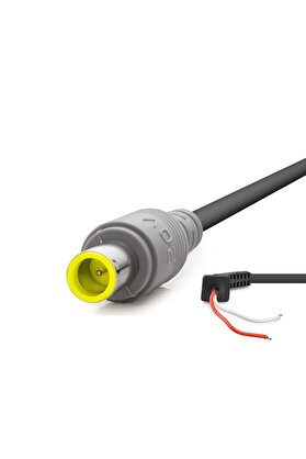 Evi̇mdeyokyok Notebook Adaptör Kablosu 7.9*5.0 /Ibm 30W-90W 1.2M Si̇yah Hdx5545