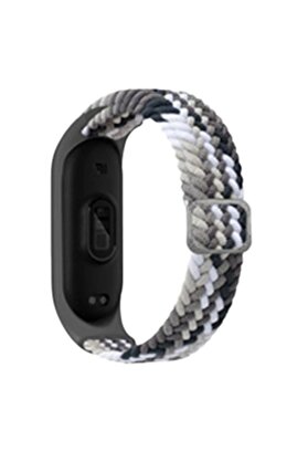 CepteToptan Xiaomi Mi Band 6 Star Kordon - Gri-Siyah - DROPX2843-8849